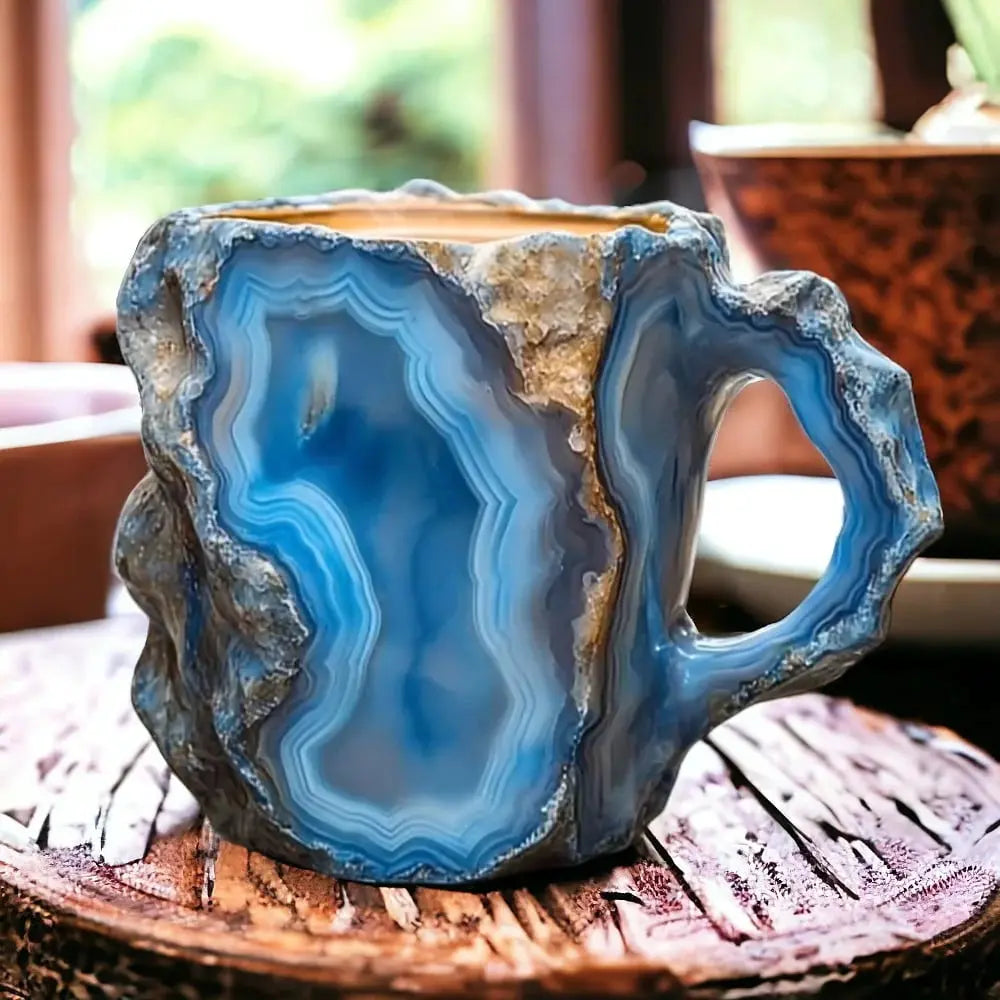 Mineral Crystal Infused Coffee Cups