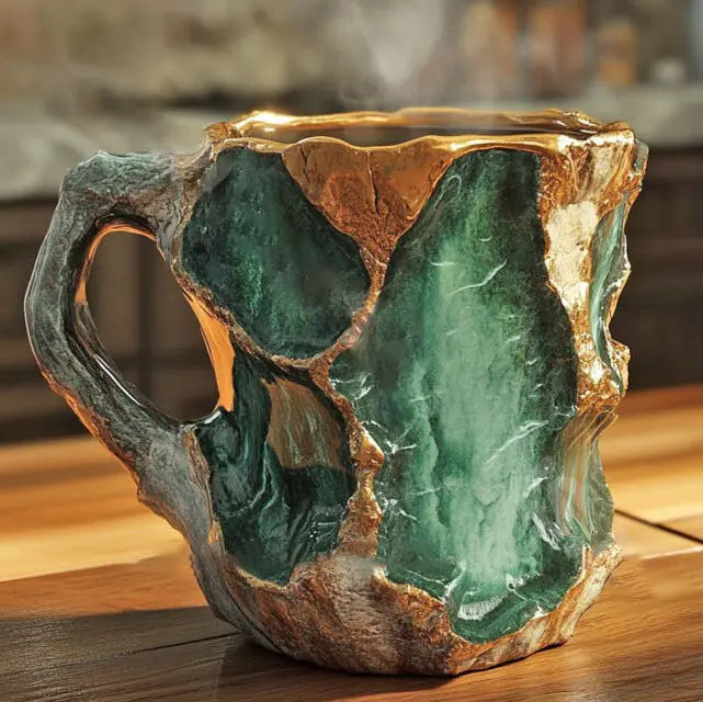 Mineral Crystal Infused Coffee Cups
