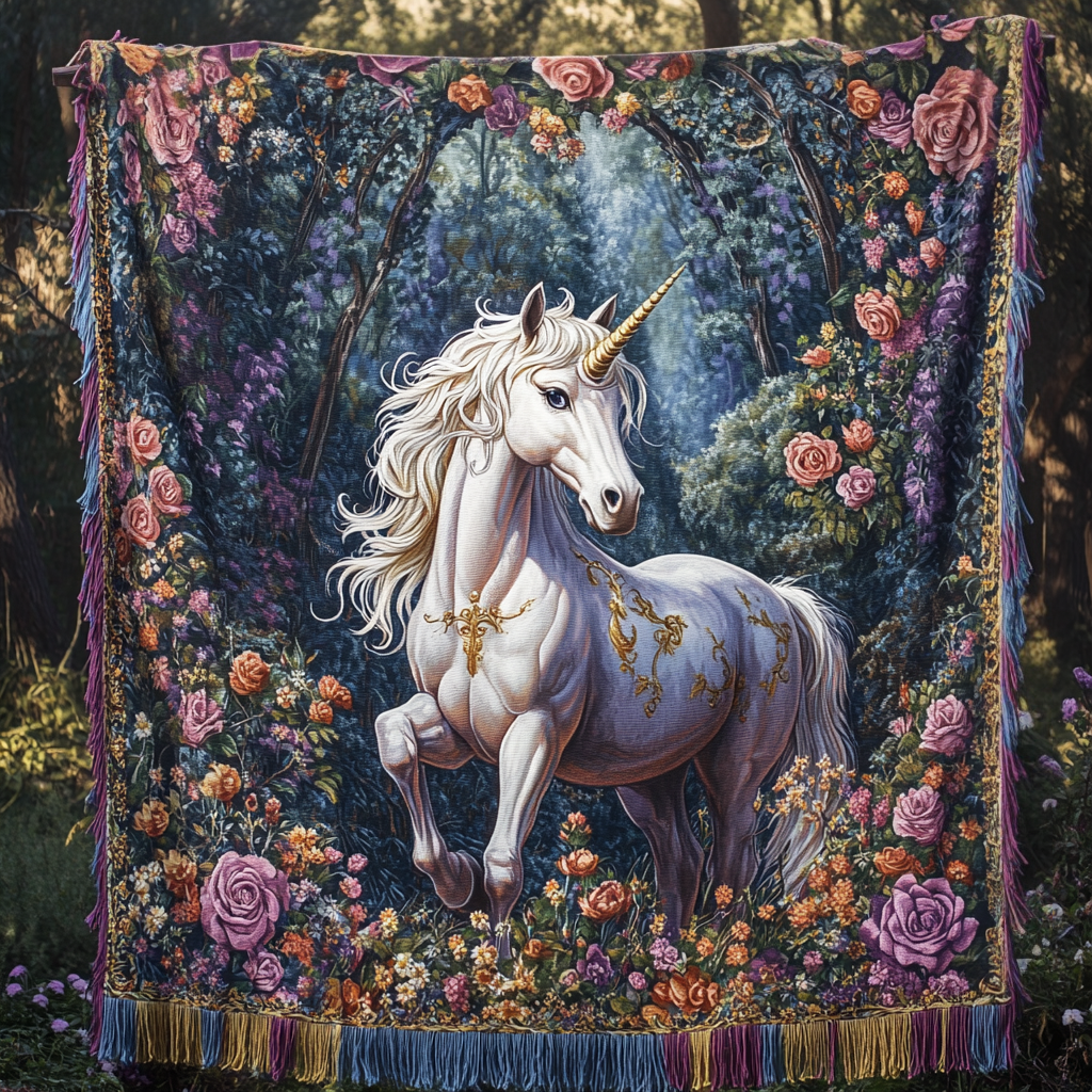 Moonlight Unicorn Woven Blanket NCU0DV3831
