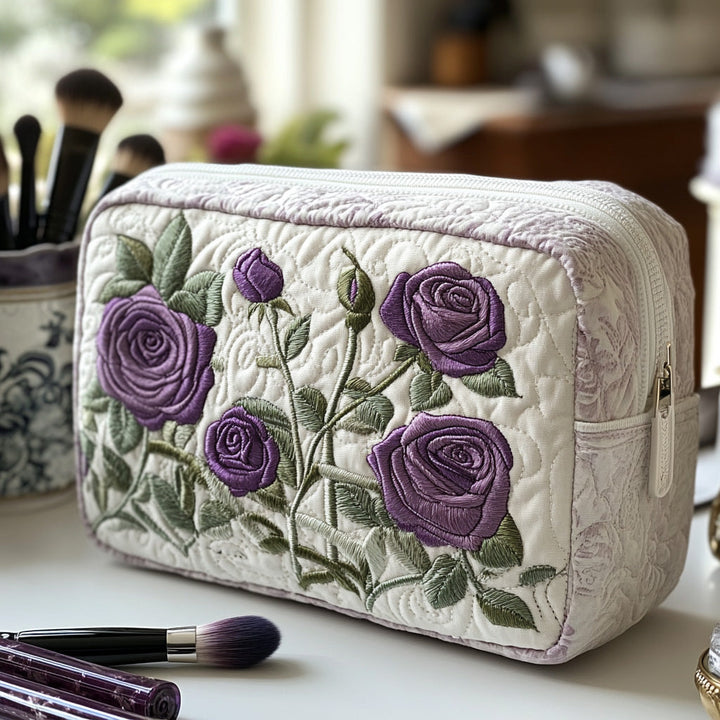 Quilted beauty case with moonlight flower NCU0DV7743