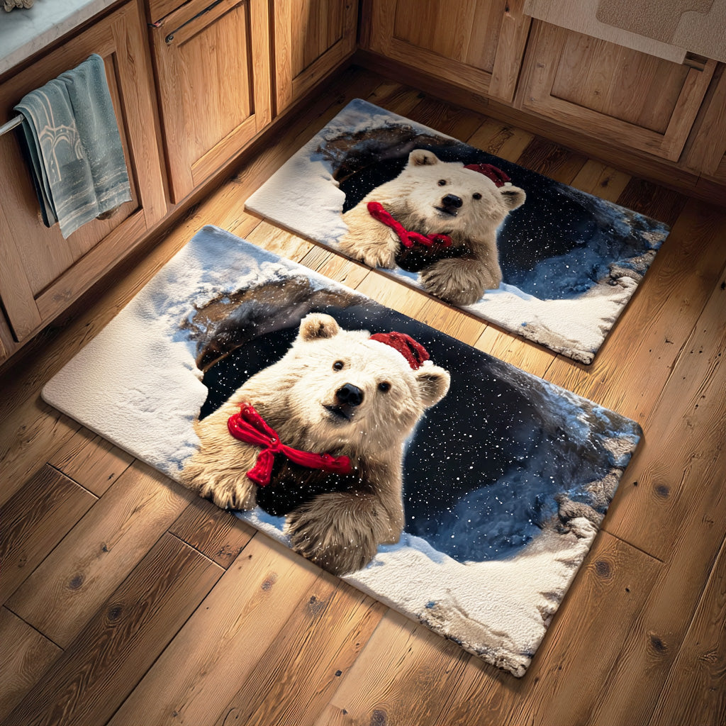 Non-slip kitchen rug with stream and nature NCU0TD1424