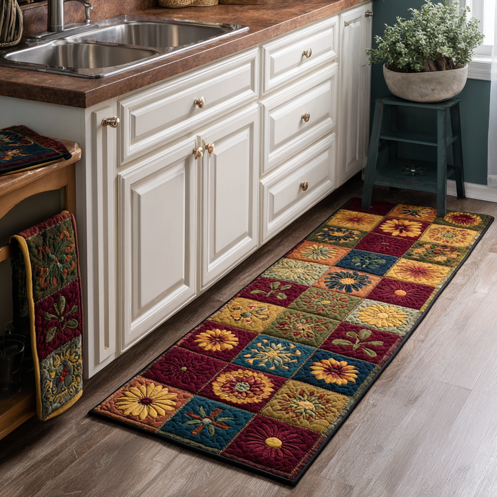 Non-slip kitchen rug with natural landscape NCU0DK11085