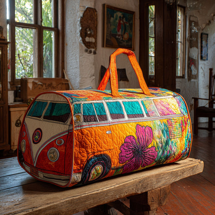 Quilted Travel Bag with Boho Pattern NCU0PT8924