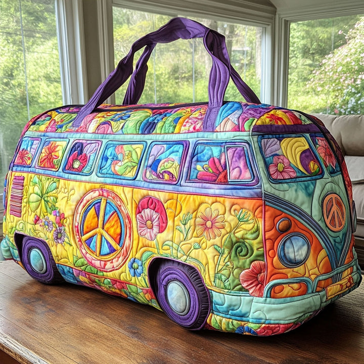 Quilted Travel Bag with Elegant Boho Pattern NCU0PT8951