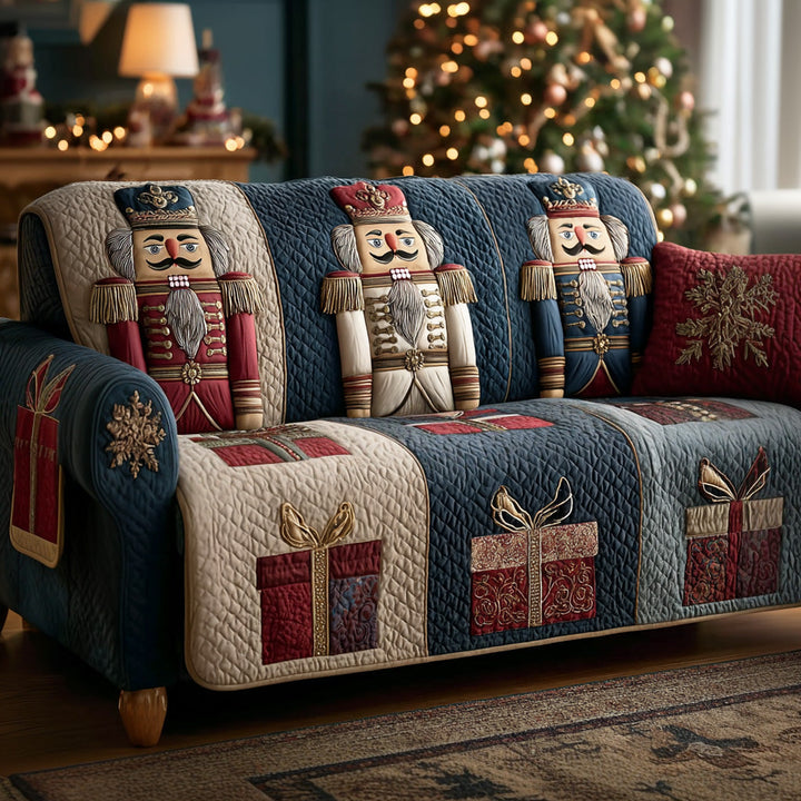 Quilted Sofa Cover with Nutcracker NCU0TD1804