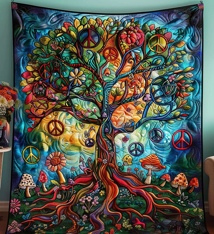 Quilted Blanket Peace Of Life NCU0PT476