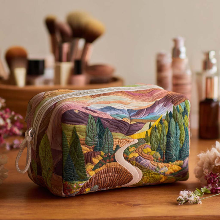 Quilted beauty case with valley of peace NCU0PT9476