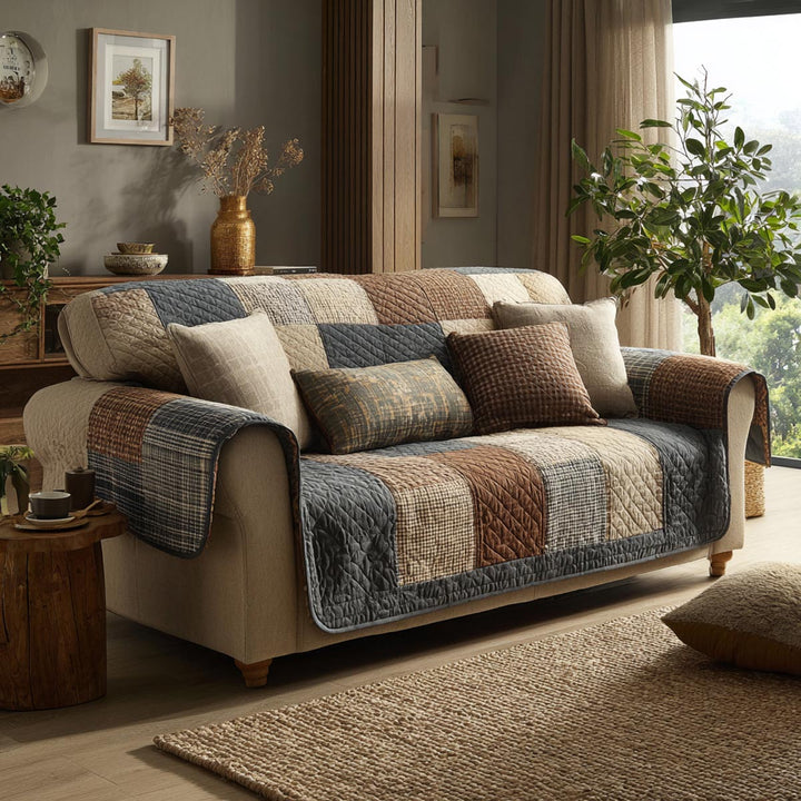 Quilted sofa cover with a homely atmosphere NCU0DV9210
