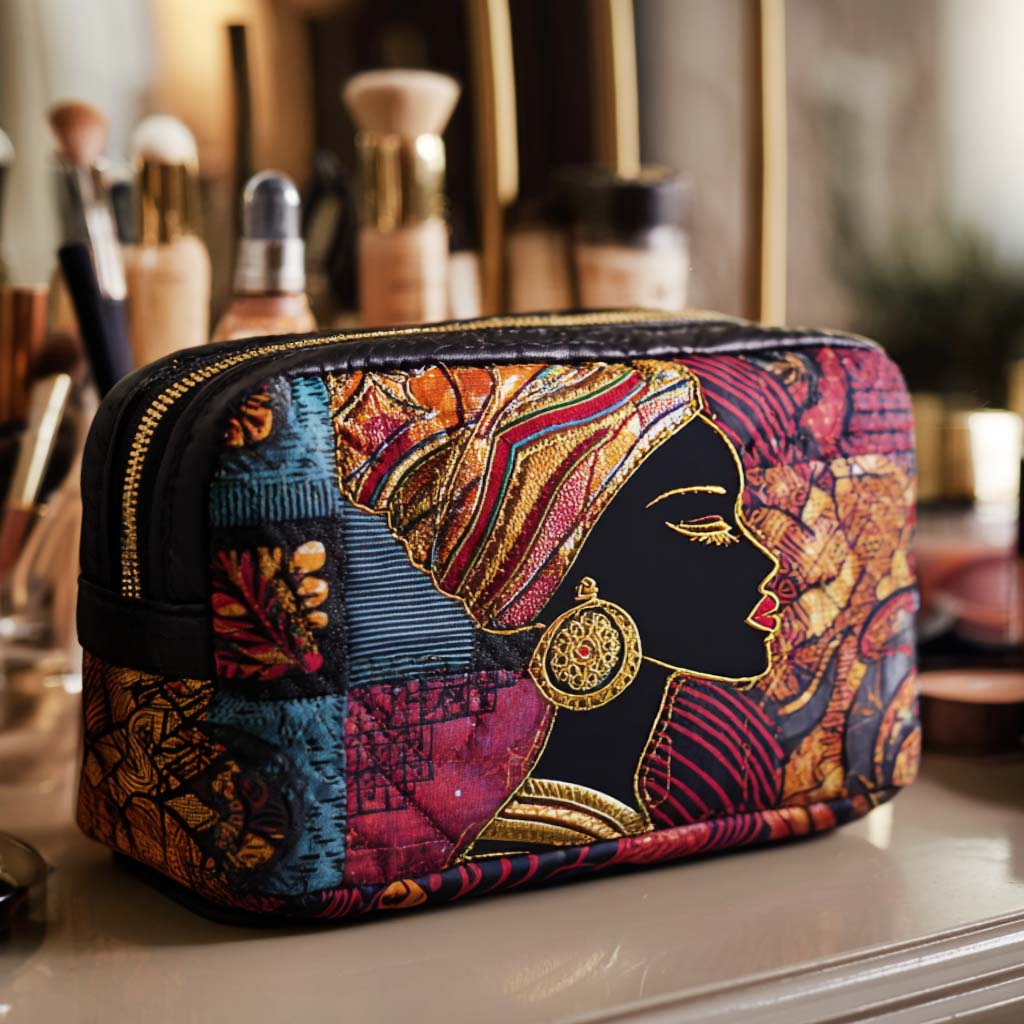 Quilted beauty case with radiant pattern NCU0NT10380