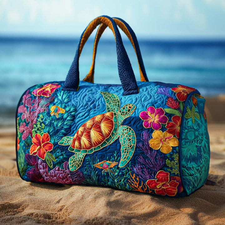 Quilted Travel Bag with Coral Reef NCU0NT10026