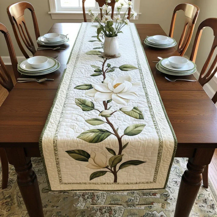 Quilted Tablecloth - Rustic Magnolia
