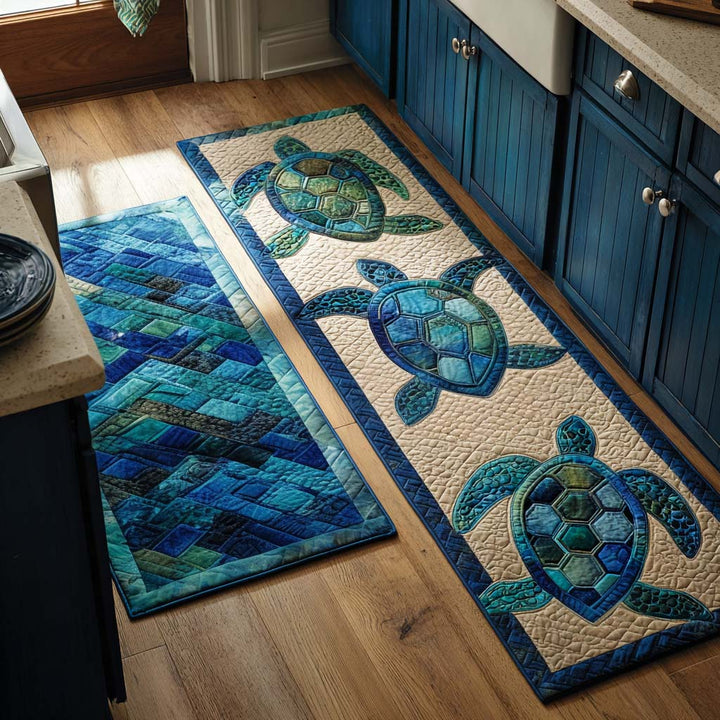 Non-slip kitchen rug with marine travel NCU0NT11134