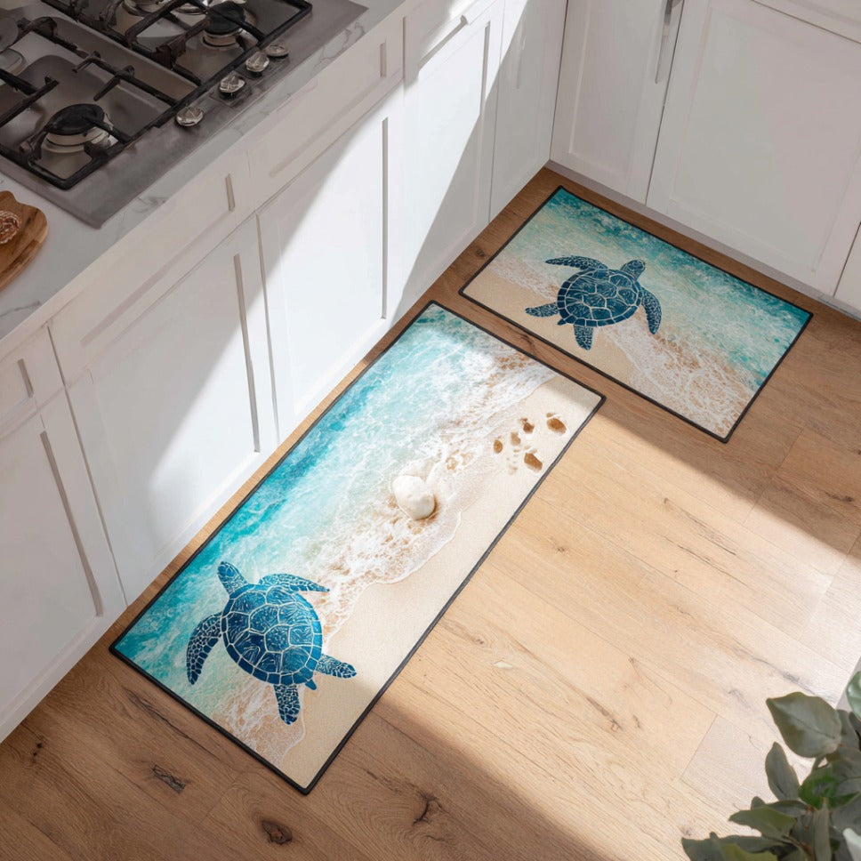 Non-slip kitchen rug with sea harmony NCU0DV8230