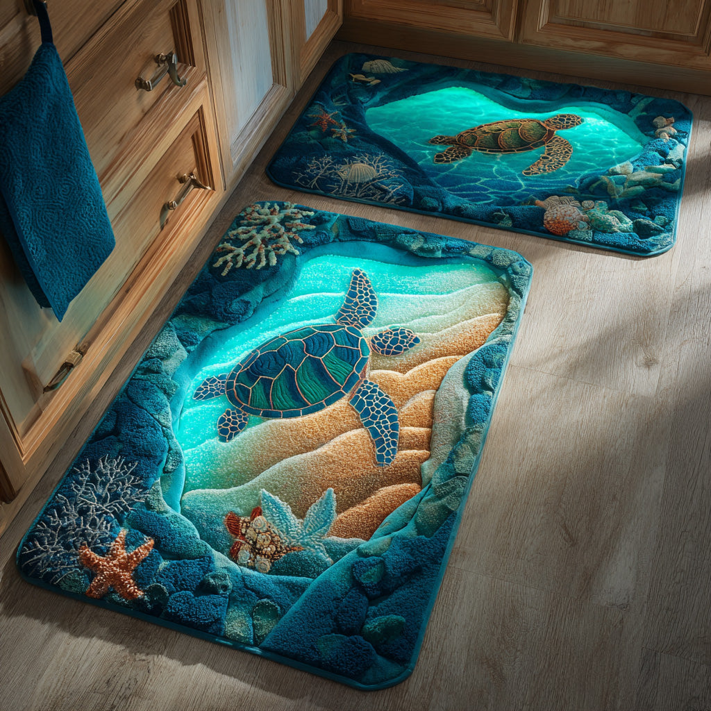 Serene Tide Kitchen Mat NCU0TD1442
