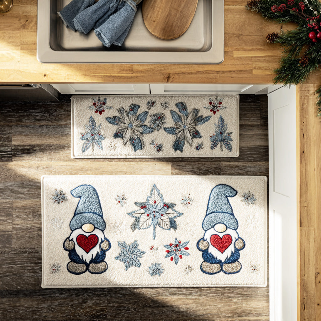 Non-slip Christmas kitchen rug with a festive atmosphere NCU0TD1733