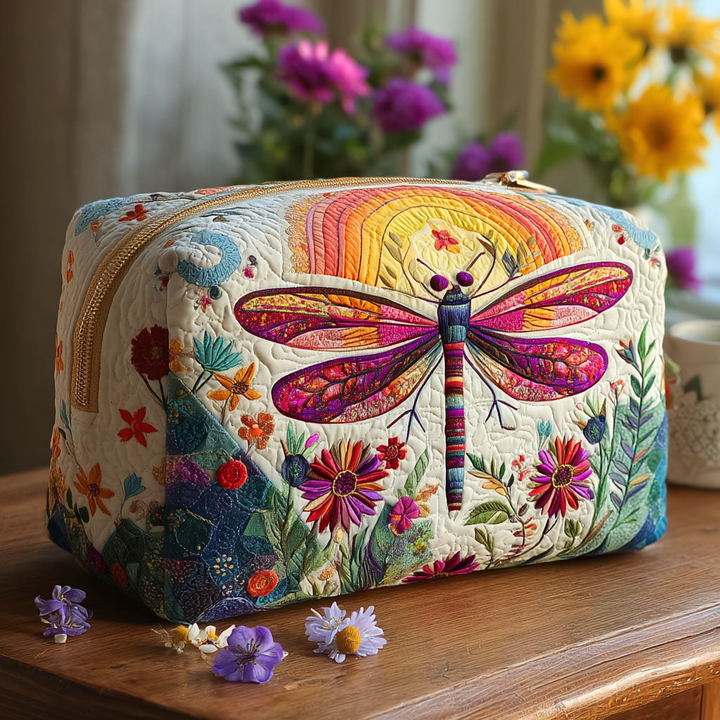Quilted beauty case with delicate pattern NCU0PT9342