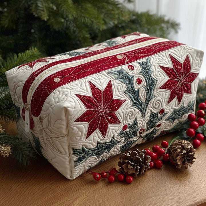 Quilted beauty case with star petals NCU0PT9276