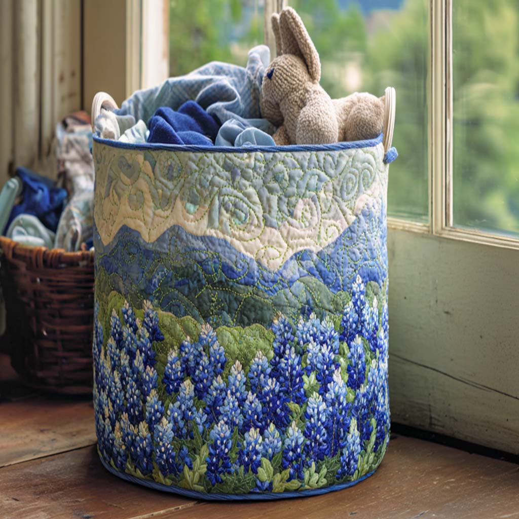 Quilted laundry basket in western style NCU0NNT1309