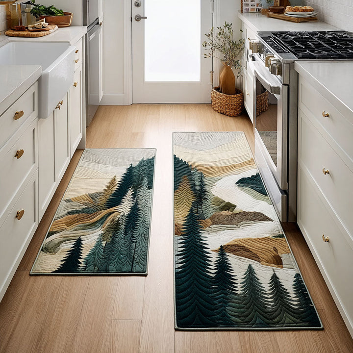 Non-slip kitchen rug with woodland ridge NCU0DK11540