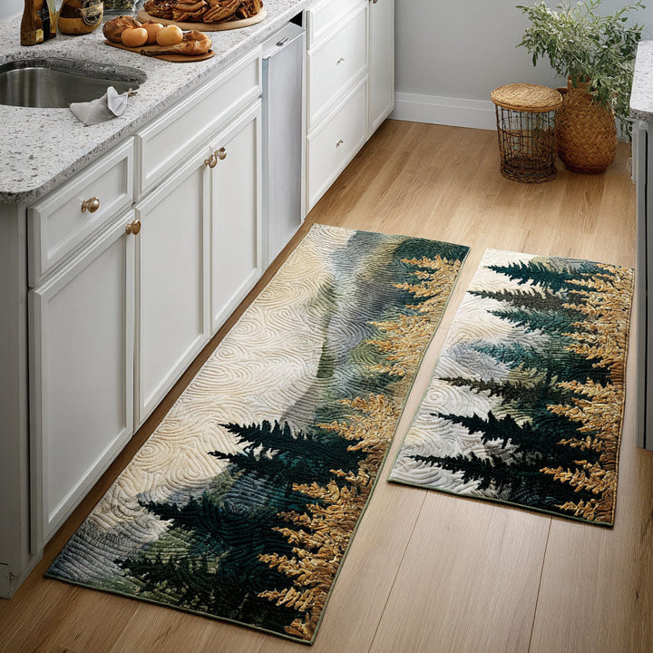 Non-slip kitchen rug with woodland valley NCU0DK11689