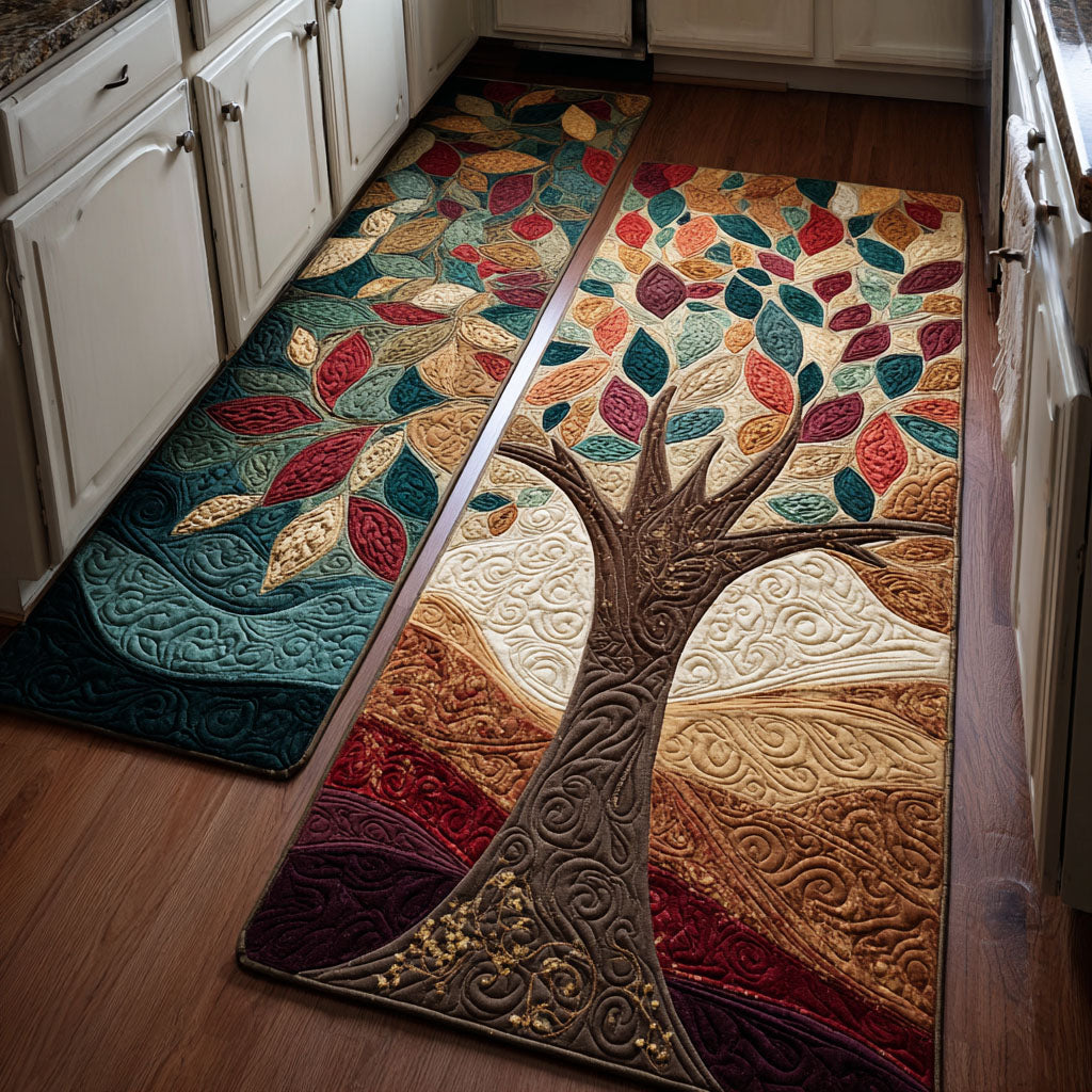 Non-slip kitchen rug with tree and natural shelter NCU0DK11683