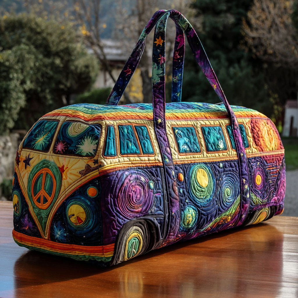 Quilted Travel Bag with Open Roads NCU0PT8960