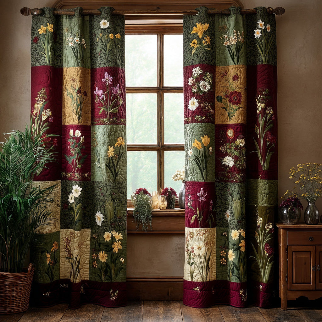 Quilted Curtains Wildflower Dreams NCU0PT11231