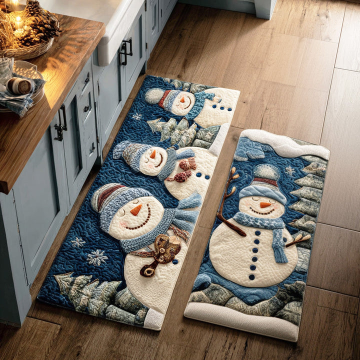 Classic Winter Non-Slip Kitchen Mat NCU0TD1695