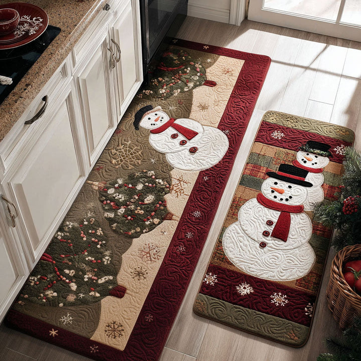Joyful Winter Non-Slip Kitchen Mat NCU0PT10162