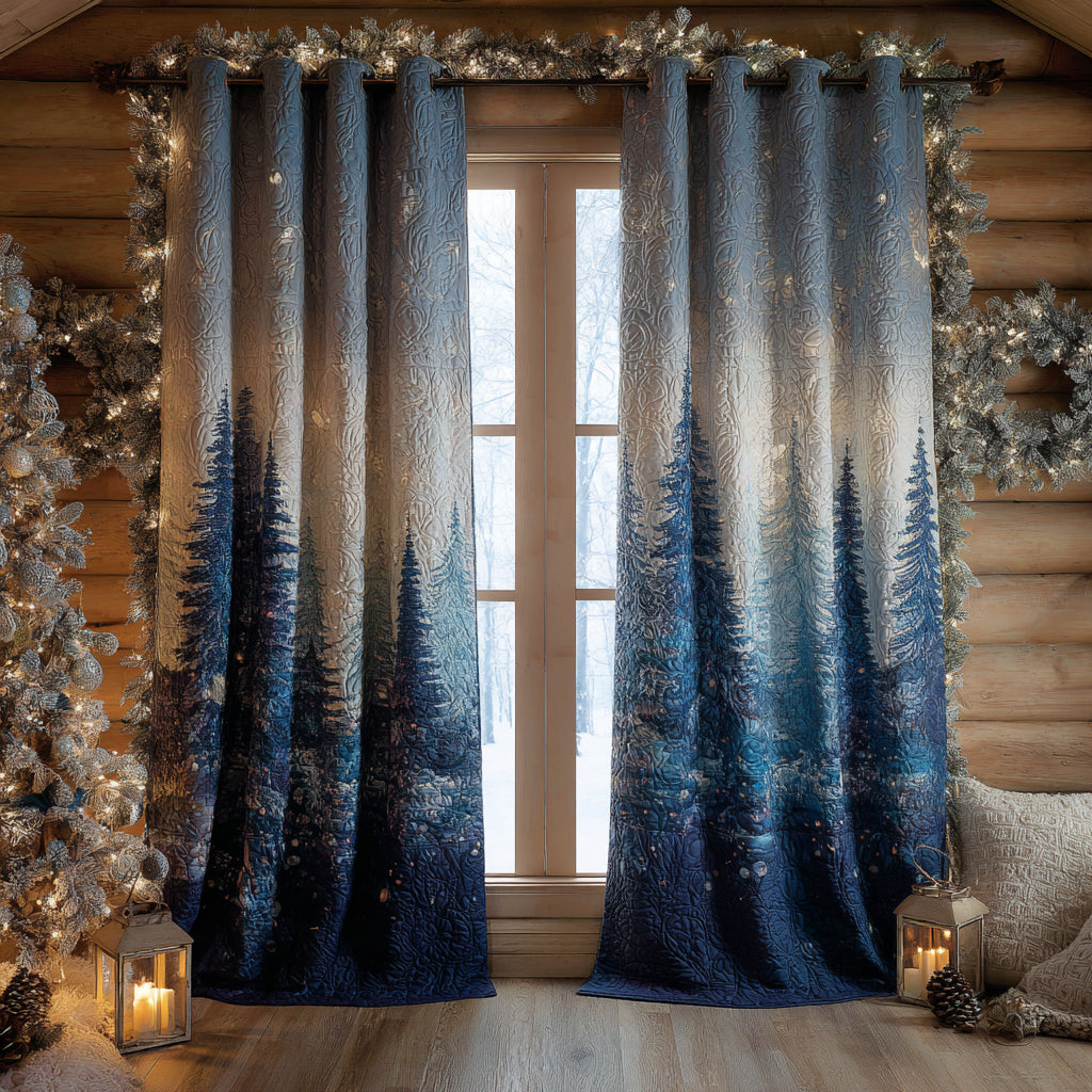 Quilted Curtains Woodland Retreat NCU0DV8555