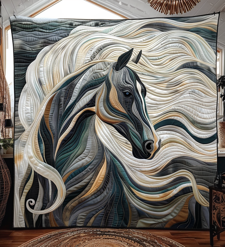 Quilted Blanket Horse Grace NCU0DV150